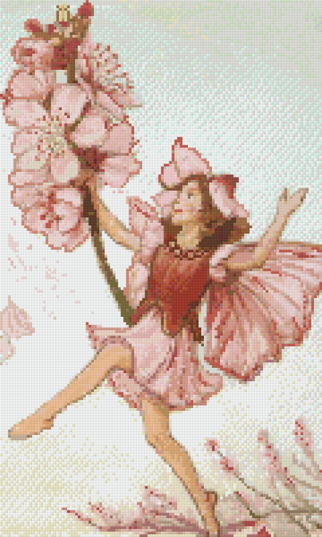 Almond Bean Fairy Twelve [12] Baseplate PixelHobby Mini-mosaic Art Kit image 0